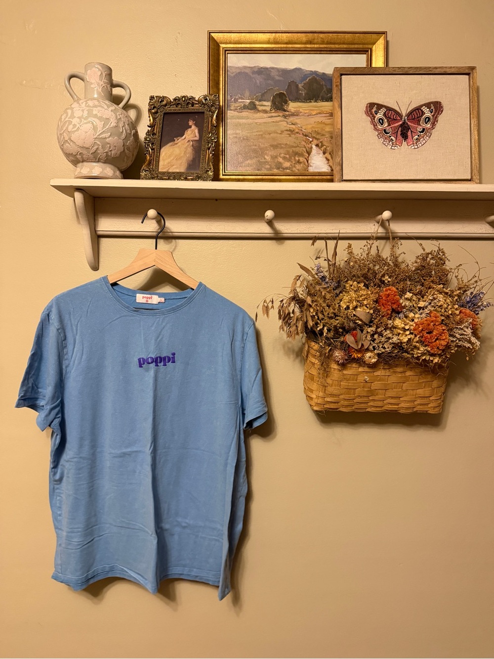 Poppi Blue Short Sleeve Logo Tee